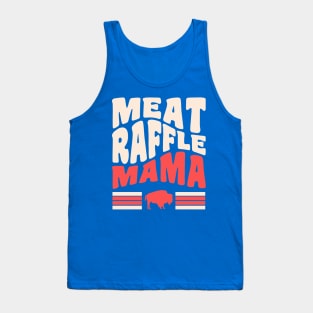 Meat Raffle Mama Buffalo Mom Minnesota Mom Tank Top